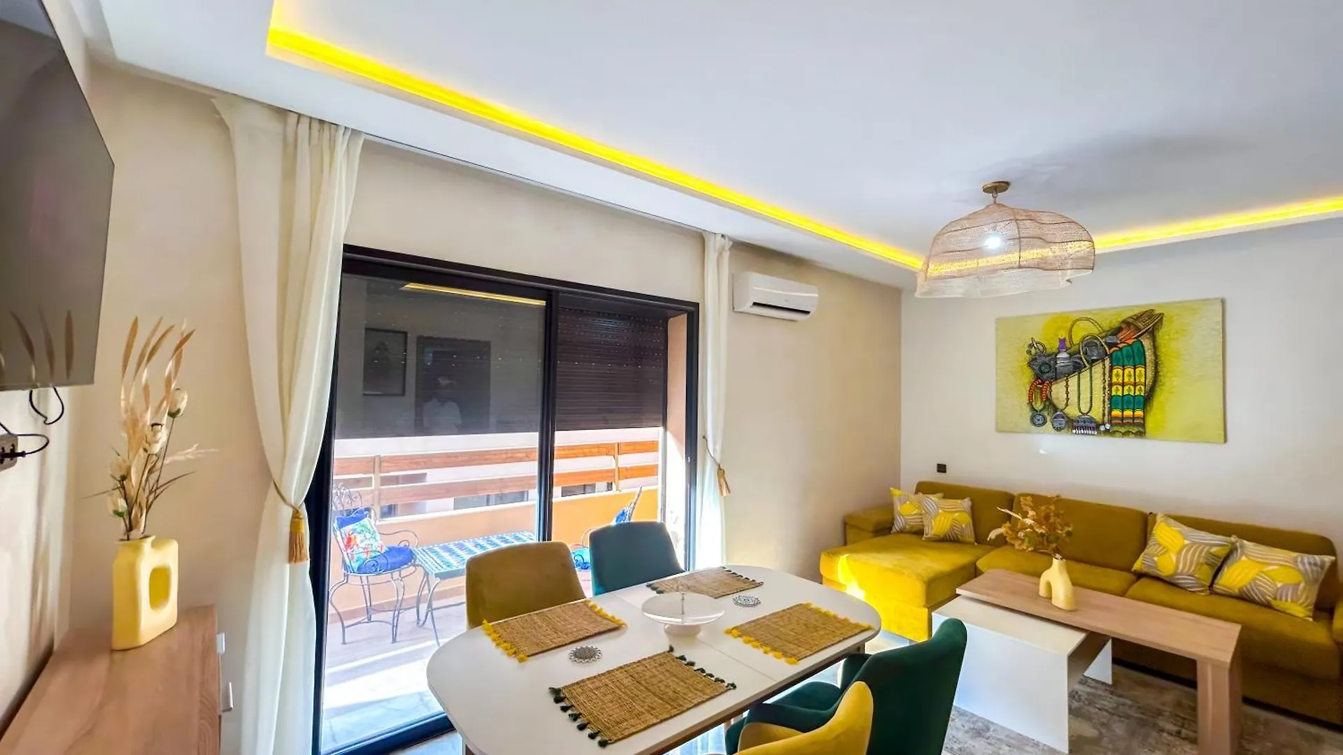 L'Oasis Lumineux Avec Piscine Et Terrasse Apartment Marrakesh